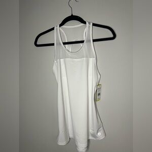 EleVen by Venus Williams Sleek White Mesh Tank Top – Size M (NWT)
